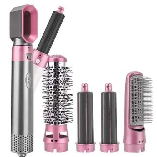 Plaukų formavimo šukos Plaukų formavimo šukos Plaukų formavimo šukos 5in1 karšto oro plaukų formavimo įrenginys, plaukų formavimo rinkinys-plaukų džiovintuvas